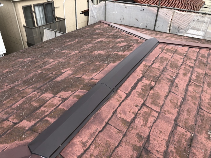 横浜市金沢区で戸建ての屋根遮熱塗装！